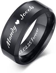 Personalized/Customized Name Ring For Him Or Her By Apna e Bazar