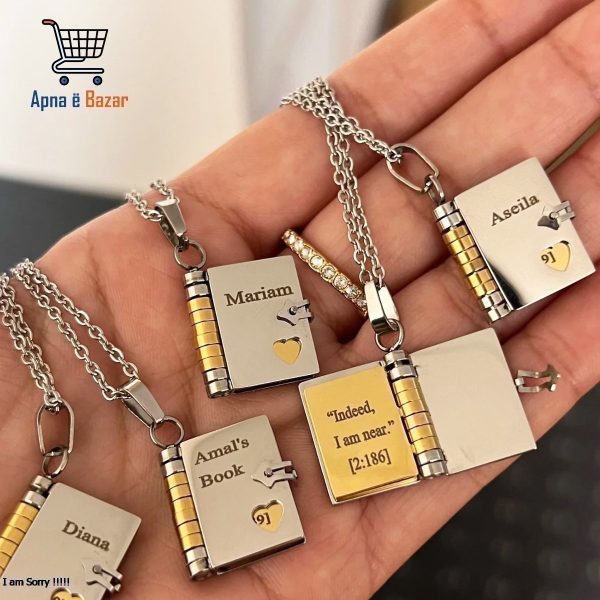 Customized  book locket